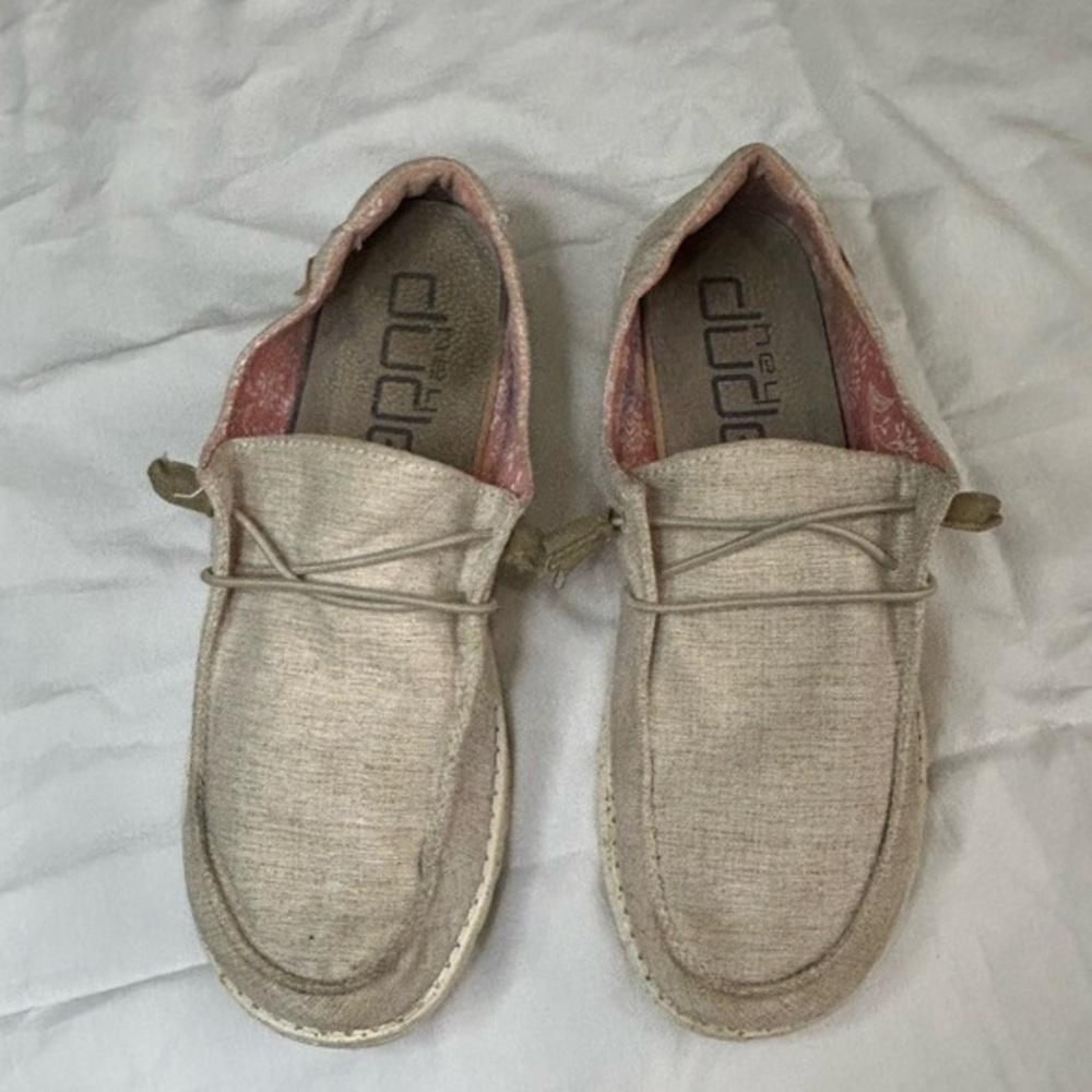 Hey Dude Beige Casual Shoes